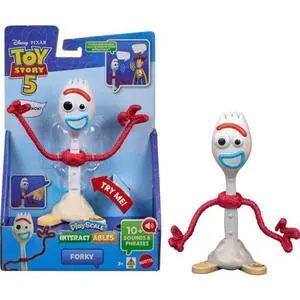 Mattel Pixar Toy Story 5: 7" Forky Figure, Interactables PlayScale - JKV29 Mattel Pixar Toy Story 5: 7" Forky Figure, Interactables PlayScale - JKV29