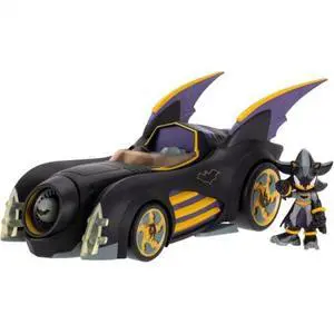 Jakks Pacific - DC x Sonic the Hedgehog Batmobile & Shadow Batman Jakks Pacific - DC x Sonic the Hedgehog Batmobile & Shadow Batman
