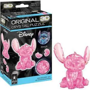 BEPUZZLED - Disney - Stitch (pink) 3D Crystal puzzle BEPUZZLED - Disney - Stitch (pink) 3D Crystal puzzle