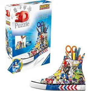 SONIC SNEAKER 108 PIECE 3D PUZZLE SONIC SNEAKER 108 PIECE 3D PUZZLE