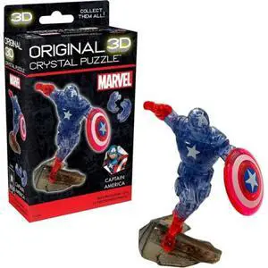 BEPUZZLED - Marvel - Captain America 3D Crystal puzzle BEPUZZLED - Marvel - Captain America 3D Crystal puzzle