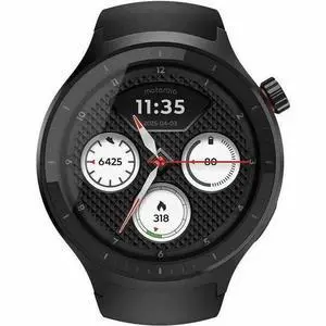 Motorola Mobility moto watch Smart Watch - Round - Heart Rate Monitor, Accelerometer, Gyro Sensor, PPG Sensor, Ambient Light Sensor, eCompass - Speaker, Music Player, Phone - Steps Taken, Calories Bur Motorola Mobility moto watch Smart Watch - Round - Heart Rate Monitor, Accelerometer, Gyro Sensor, PPG Sensor, Ambient Light Sensor, eCompass - Speaker, Music Player, Phone - Steps Taken, Calories Bur