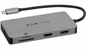 Tripp Lite series U442-DOCK8G-GG2 Docking Station - for Notebook, Smartphone, Tablet PC, Monitor, Desktop PC, HDTV, Printer, Workstation, Card Reader, Flash Drive, Keyboard, ... - Charging Capability Tripp Lite series U442-DOCK8G-GG2 Docking Station - for Notebook, Smartphone, Tablet PC, Monitor, Desktop PC, HDTV, Printer, Workstation, Card Reader, Flash Drive, Keyboard, ... - Charging Capability