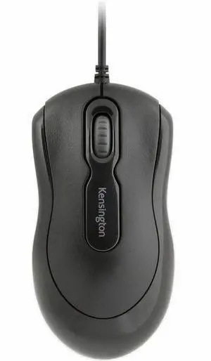 Kensington ValuLine USB Mouse - Wired - PC, Mac - Optical - Cable - USB Type A - Scroll Wheel - 3 Button(s) - Medium/Large Hand/Palm Size - Symmetrical Kensington ValuLine USB Mouse - Wired - PC, Mac - Optical - Cable - USB Type A - Scroll Wheel - 3 Button(s) - Medium/Large Hand/Palm Size - Symmetrical