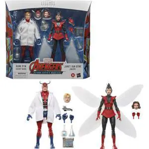 Hasbro Collectibles - Tales to Astonish - Marvel Legends - Hank Pym (Giant-Man) & Janet Van Dyne (Wasp) 60th Anniversary Action Figure 2-Pack Hasbro Collectibles - Tales to Astonish - Marvel Legends - Hank Pym (Giant-Man) & Janet Van Dyne (Wasp) 60th Anniversary Action Figure 2-Pack