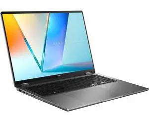 Asus Vivobook 16 Flip TP3607 TP3607AA-DS79T 16" Touchscreen Convertible Copilot+ PC 2 in 1 Notebook - WUXGA - 60 Hz - Intel Core Ultra 7 Series 3 355 - 32 GB - 1 TB SSD - Matte Gray - Intel Chip Asus Vivobook 16 Flip TP3607 TP3607AA-DS79T 16" Touchscreen Convertible Copilot+ PC 2 in 1 Notebook - WUXGA - 60 Hz - Intel Core Ultra 7 Series 3 355 - 32 GB - 1 TB SSD - Matte Gray - Intel Chip
