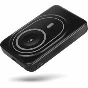 Aluratek 10,000mAh Wireless Power Bank with Built-in Lightning/Type-C Cables - For MagSafe-enabled Device, Qi2-enabled Device, iPhone, Apple Watch, Smartphone, Tablet PC, USB Device, Mobile Device, Un Aluratek 10,000mAh Wireless Power Bank with Built-in Lightning/Type-C Cables - For MagSafe-enabled Device, Qi2-enabled Device, iPhone, Apple Watch, Smartphone, Tablet PC, USB Device, Mobile Device, Un