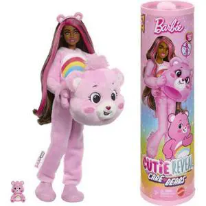 Mattel - Barbie Cutie Reveal Barbie x Care Bears Series, Cheer Bear Mattel - Barbie Cutie Reveal Barbie x Care Bears Series, Cheer Bear