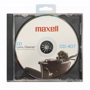 Maxell 197342 CD407 CD Lens Cleaner With Voice Instructions on Disc Maxell 197342 CD407 CD Lens Cleaner With Voice Instructions on Disc