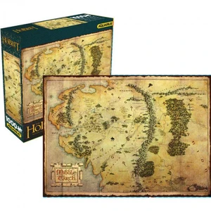 The Hobbit Map 1000 Piece Jigsaw Puzzle The Hobbit Map 1000 Piece Jigsaw Puzzle