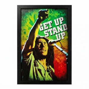 Bob Marley - Get Up, Stand Up 11x17 Framed Gel Coat Bob Marley - Get Up, Stand Up 11x17 Framed Gel Coat