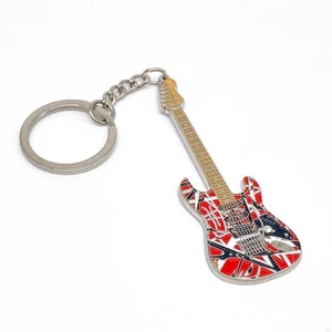 EVH - Eddie Van Halen - Frankenstein Guitar Keychain EVH - Eddie Van Halen - Frankenstein Guitar Keychain