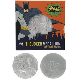 DC Comics - Limited Edition Medallion - The Joker .999 Silver Plated DC Comics - Limited Edition Medallion - The Joker .999 Silver Plated