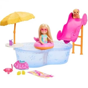 Barbie Summer Vacation Chelsea Pool Party Playset with Small Doll Barbie Summer Vacation Chelsea Pool Party Playset with Small Doll
