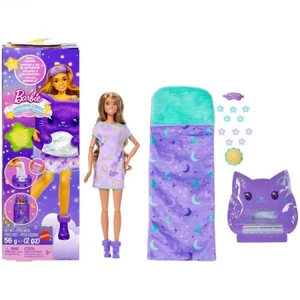 Barbie Party Unboxed Sleepover Reveal Series Purple Pajama Doll & Accessories (One Random Barbie Sleepover Reveal per Transaction) Barbie Party Unboxed Sleepover Reveal Series Purple Pajama Doll & Accessories (One Random Barbie Sleepover Reveal per Transaction)