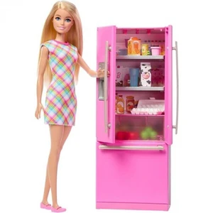 Barbie Kitchen Doll, Fridge & Accessories Set Barbie Kitchen Doll, Fridge & Accessories Set