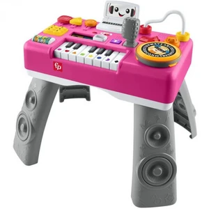 Fisher Price Laugh & Learn Mix & Learn DJ Table, Pink Fisher Price Laugh & Learn Mix & Learn DJ Table, Pink