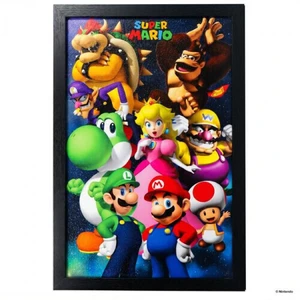 Super Mario Group 11x17 Framed Gel Coat Super Mario Group 11x17 Framed Gel Coat