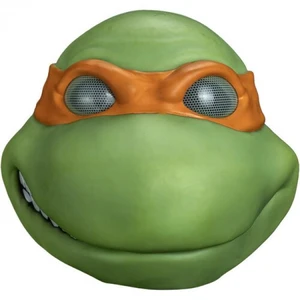 Trick or Treat Studios - Teenage Mutant Ninja Turtles - Michelangelo Vinyl Mask (TMNT) Trick or Treat Studios - Teenage Mutant Ninja Turtles - Michelangelo Vinyl Mask (TMNT)