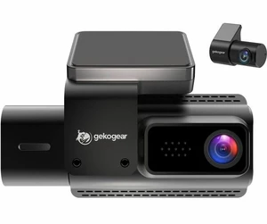 GekoGear 3 Channel 4K Dash Cam with GPS and App Access - 3" Screen - Front/Rear/Cabin - Wired/Wireless - 3840 x 2160 Video - CMOS GekoGear 3 Channel 4K Dash Cam with GPS and App Access - 3" Screen - Front/Rear/Cabin - Wired/Wireless - 3840 x 2160 Video - CMOS