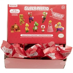 SUPER MARIO BACKPACK BUDDIES 24-PC BLIND BOX PDQ SUPER MARIO BACKPACK BUDDIES 24-PC BLIND BOX PDQ