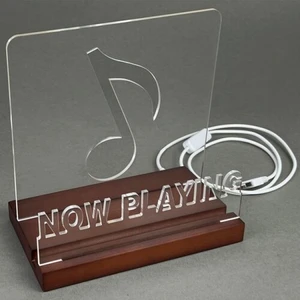 Snap-n-Store Illiminated Now Playing Vinyl Alnum Stand Acrylic & Wood Snap-n-Store Illiminated Now Playing Vinyl Alnum Stand Acrylic & Wood