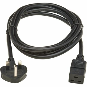 UK COMPUTER POWER CORD, BS 1363 TO C19 - 13A, 250V, H05VV-F, 2.5 M (8.2 FT.), BL UK COMPUTER POWER CORD, BS 1363 TO C19 - 13A, 250V, H05VV-F, 2.5 M (8.2 FT.), BL