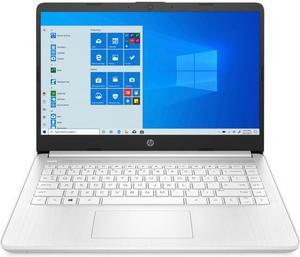 HP 14 Series 14" Touchscreen Laptop - Intel Celeron N4020 - 4GB RAM - 64GB eMMC - Windows 10 Home in S mode - Snow White  14-dq0080nr (47X83UA#ABA)