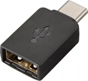 Poly Voyager 4310 USB-C Adapter - USB Type A, USB Type C - Wired/Wireless - Bluetooth - 164 ft - 20 Hz - 20 kHz - Black