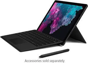 Microsoft Surface Pro 6 Intel Core i7-8650U 8GB Memory 256 GB SSD Intel UHD Graphics 620 12.3" 10 point multi-touch 2736 x 1824 Detachable 2-in-1 Laptop Windows 10 Home 64-bit KJU-00016