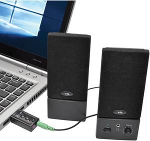 Tripp Lite U237-001 USB External Sound Card Microphone Speaker Virtual 7.1 Channel