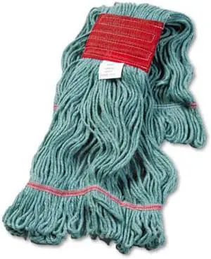 Boardwalk Super Loop Wet Mop Head Cotton/Synthetic Large Size Green 503GNEA