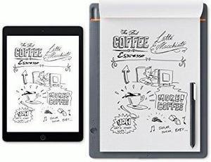 Wacom Bamboo Slate CDS810S Smartpad A4 (Letter Size) / Large Notepad with Digitization Technology incl. Stylus with Ballpoint Pen / Compatible with Android and Apple