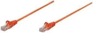 Intellinet Network Cable, Cat5e, UTP, RJ45 Male / RJ45 Male, 5.0 m (14 ft.), Orange