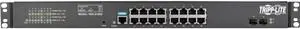 Tripp Lite 16-Port Gigabit Ethernet Switch L2 Managed W/ 8-Outlet Pdu 120V