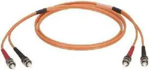 Black Box EFN6021-002M OM2 50-Micron Multimode Fiber Optic Patch Cable - OFNR PVC, LC-SC, Orange, 2-m (6.5-ft.)