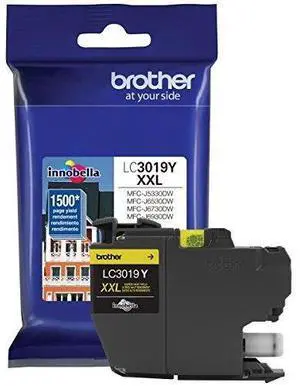BROTHER INTERNATIONAL CORPORAT LC3019Y SUPER HIGH YIELD XXL YELLOW INKCARTRIDGE