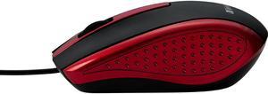 Verbatim Mouse Optical Corded f/PCs & Macs Red/Black 99742