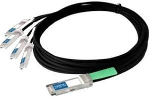 Addon Arista Networks Cab-Q-S-1M Compatible Taa Compliant 40Gbase-Cu Qsfp+ To 4Xsfp+ Direct Attach Cable (Passive Twinax 1M)