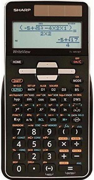 Sharp EL-W516TBSL 4-Line Advanced Scientific Calculator