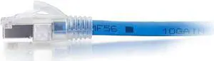C2G 43178 300Ft Hdbaset Certified Cat6A Cable - Non-Continuous Shielding - Cmp Plenum - Patch Cable - Rj-45 (M) To Rj-45 (M) - 300 Ft - Ftp - Cat 6A - Molded, Plenum, Snagless, Solid - Blue