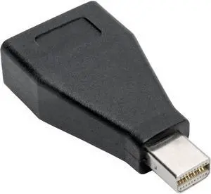 Tripp Lite P139-000-DP Keyspan Mini DisplayPort to DisplayPort Compact Adapter and Video Converter (M/F), 1920 x 1200 (1080p) @ 60 Hz