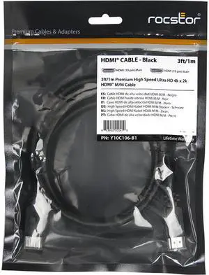 1M HDMI TO HDMI M/M WITH