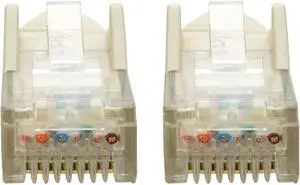 Tripp Lite N201-008-WH Premium Cat6 Gigabit Snagless Molded Utp Patch Cable, 24 Awg, 550 Mhz/1 Gbps (Rj45 M/M) , White, 8 Ft. - Patch Cable - Rj-45 (M) To Rj-45 (M) - 8 Ft - Utp - Cat 6 - Ieee 802.3A