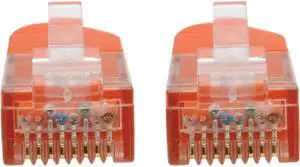 100' Cat6 Mlded Ptch Cbl Orang