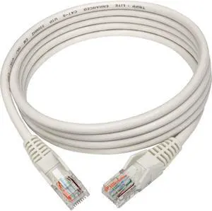 Tripp Lite N001-006-WH Cat5E 350 Mhz Snagless Molded Utp Patch Cable (Rj45 M/M) , White, 6 Ft. - Patch Cable - Rj-45 (M) To Rj-45 (M) - 6 Ft - Utp - Cat 5E - Ieee 802.3Ab/Ieee 802.5 - Molded, Snagles