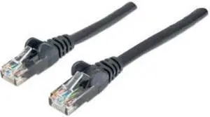 Intellinet Network Patch Cable, Cat6, UTP, 35', Black - UTP, RJ-45 Male / RJ-45 Male, 35 ft., Black