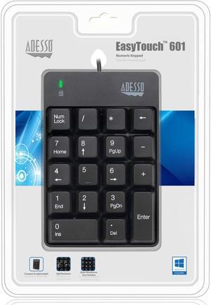 Adesso AKB-601UB - USB Spill Resistant 18-Key Numeric Keypad
