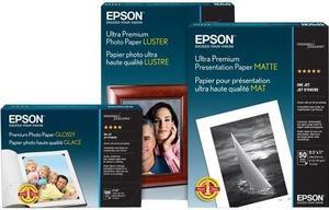 Epson Ultra Premium Inkjet Print Screen Positive Film - 17" x 100 ft - Glossy, Luster, Matte - 1 Roll - Clear