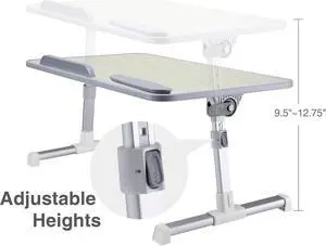 SIIG Adjustable Laptop Bed Desk for MacBook and PC